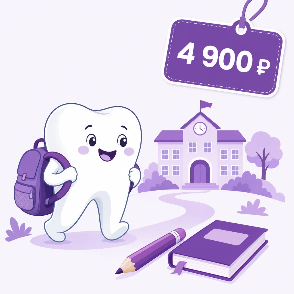 Пломба школьникам за 4 900 ₽